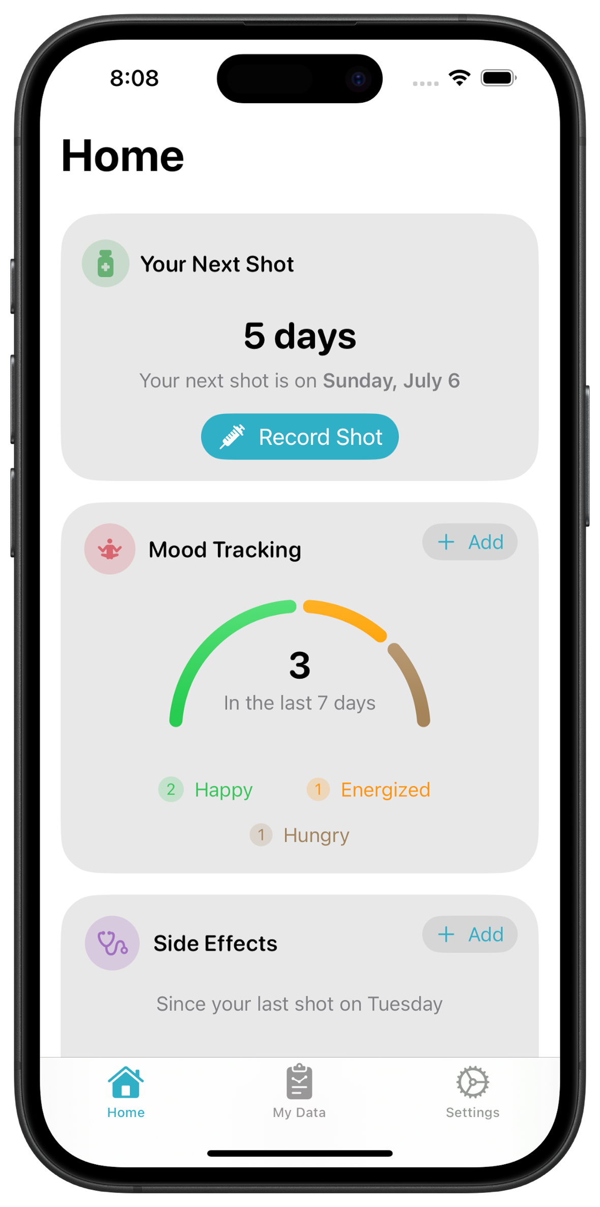 MyGLP App Screenshot
